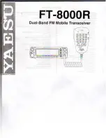 Yaesu FT-8000R Operating Manual preview