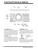 Предварительный просмотр 24 страницы Yaesu FT-847 Operating Manual