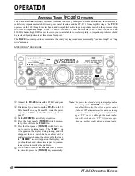 Предварительный просмотр 62 страницы Yaesu FT-847 Operating Manual