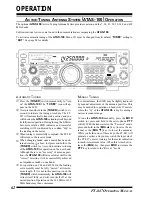 Предварительный просмотр 64 страницы Yaesu FT-847 Operating Manual