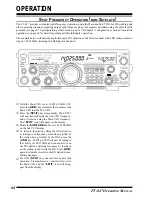 Предварительный просмотр 66 страницы Yaesu FT-847 Operating Manual