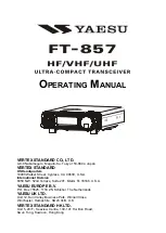 Preview for 1 page of Yaesu FT-857D Operating Manual