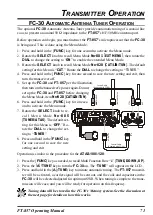 Предварительный просмотр 73 страницы Yaesu FT-857D Operating Manual