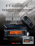 Yaesu FT-8800R Brochure & Specs preview