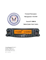 Yaesu FT-8800R Quick Start Manual preview