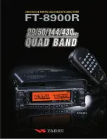 Предварительный просмотр 1 страницы Yaesu FT-8900R Brochure & Specs