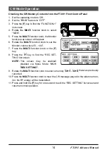 Preview for 14 page of Yaesu FT-891 Advance Manual