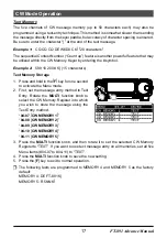 Предварительный просмотр 17 страницы Yaesu FT-891 Advance Manual