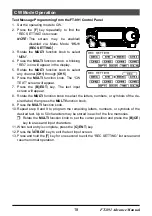 Предварительный просмотр 18 страницы Yaesu FT-891 Advance Manual