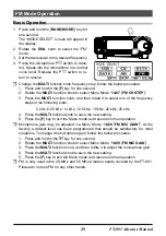 Предварительный просмотр 25 страницы Yaesu FT-891 Advance Manual