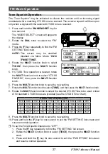 Предварительный просмотр 27 страницы Yaesu FT-891 Advance Manual