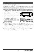 Предварительный просмотр 34 страницы Yaesu FT-891 Advance Manual