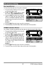 Предварительный просмотр 61 страницы Yaesu FT-891 Advance Manual