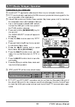 Предварительный просмотр 63 страницы Yaesu FT-891 Advance Manual