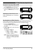 Предварительный просмотр 29 страницы Yaesu FT-891 Operating Manual