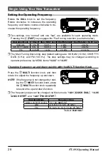 Предварительный просмотр 30 страницы Yaesu FT-891 Operating Manual