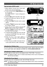 Предварительный просмотр 45 страницы Yaesu FT-891 Operating Manual