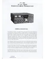 Preview for 2 page of Yaesu FT-980 Operating Manual