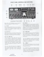 Предварительный просмотр 7 страницы Yaesu FT-980 Operating Manual