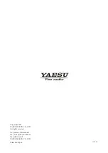 Предварительный просмотр 15 страницы Yaesu FT-991 Instruction Manual