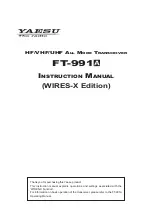 Yaesu FT-991A Instruction Manual preview