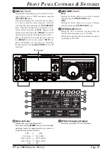 Предварительный просмотр 27 страницы Yaesu FT DX 1200 Operation Manual