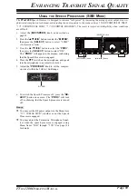 Предварительный просмотр 71 страницы Yaesu FT DX 1200 Operation Manual