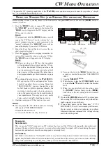 Предварительный просмотр 79 страницы Yaesu FT DX 1200 Operation Manual