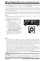 Предварительный просмотр 158 страницы Yaesu FT DX 9000 CONTEST -  2 Operation Manual