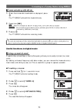 Preview for 13 page of Yaesu FT1DR Instruction Manual