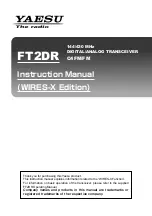 Yaesu FT2DR Instruction Manual preview