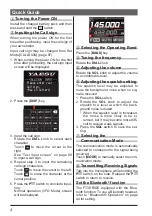 Preview for 6 page of Yaesu FT3DR Operating Manual