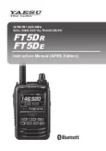 Yaesu FT5Dr Instruction Manual preview