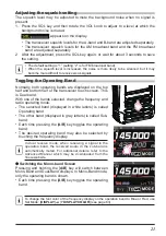 Предварительный просмотр 23 страницы Yaesu FT5Dr Operating Manual