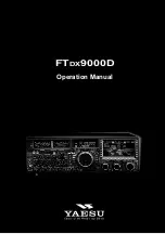 Yaesu FTDX-9000D Operation Manual preview