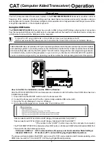 Preview for 2 page of Yaesu FTDX101MP Operation Refence Manual