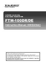 Yaesu FTM-100DE Instruction Manual preview