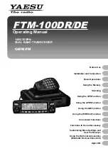 Yaesu FTM-100DR/DE Operating Manual preview