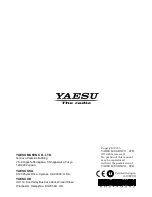 Preview for 176 page of Yaesu FTM-100DR Operating Manual