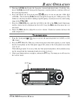 Preview for 25 page of Yaesu FTM-10R Operating Manual