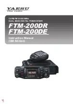 Yaesu FTM-200DR Instruction Manual предпросмотр