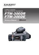 Yaesu FTM-300DR Advance Manual предпросмотр