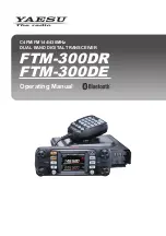 Yaesu FTM-300DR Operating Manual preview