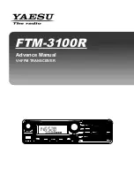 Предварительный просмотр 1 страницы Yaesu FTM-3100R Advanced Manual