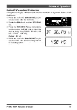 Предварительный просмотр 13 страницы Yaesu FTM-3100R Advanced Manual