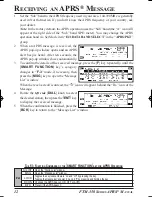 Предварительный просмотр 12 страницы Yaesu FTM-350 - APRS Manual