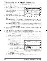 Preview for 16 page of Yaesu FTM-350 - APRS Manual