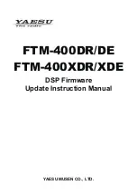 Preview for 1 page of Yaesu FTM-400DR Firmware Update Instruction Manual