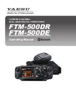 Yaesu FTM-500DR Operating Manual preview