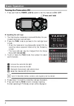 Предварительный просмотр 6 страницы Yaesu FTM-500DR Operating Manual